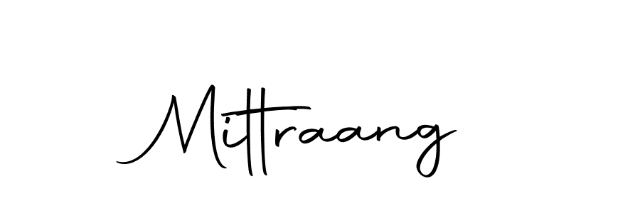 Make a beautiful signature design for name Mittraang. With this signature (Autography-DOLnW) style, you can create a handwritten signature for free. Mittraang signature style 10 images and pictures png