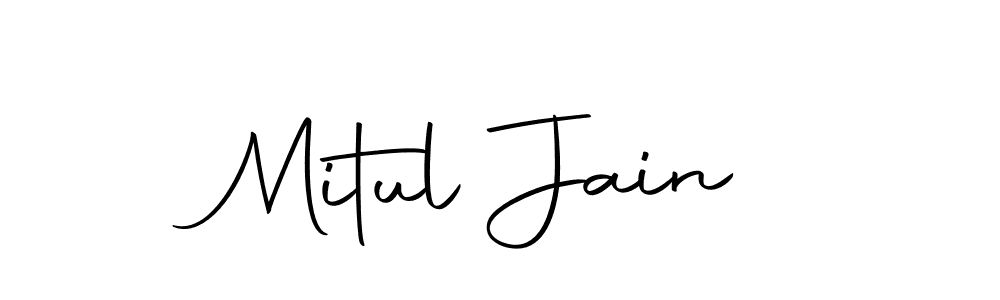 The best way (Autography-DOLnW) to make a short signature is to pick only two or three words in your name. The name Mitul Jain include a total of six letters. For converting this name. Mitul Jain signature style 10 images and pictures png