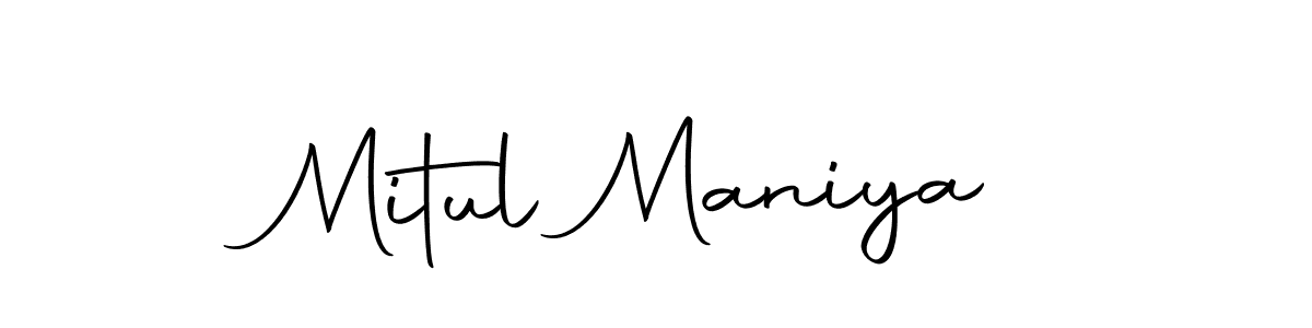 Make a beautiful signature design for name Mitul Maniya. Use this online signature maker to create a handwritten signature for free. Mitul Maniya signature style 10 images and pictures png