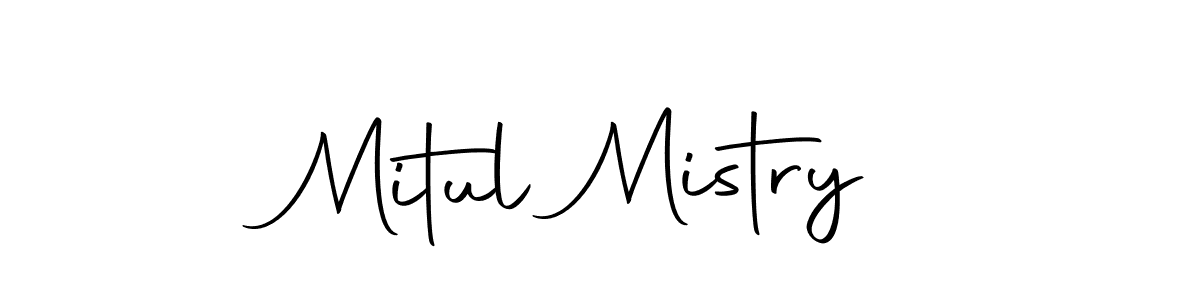 Design your own signature with our free online signature maker. With this signature software, you can create a handwritten (Autography-DOLnW) signature for name Mitul Mistry. Mitul Mistry signature style 10 images and pictures png