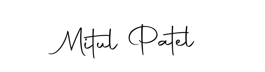 Make a beautiful signature design for name Mitul Patel. With this signature (Autography-DOLnW) style, you can create a handwritten signature for free. Mitul Patel signature style 10 images and pictures png