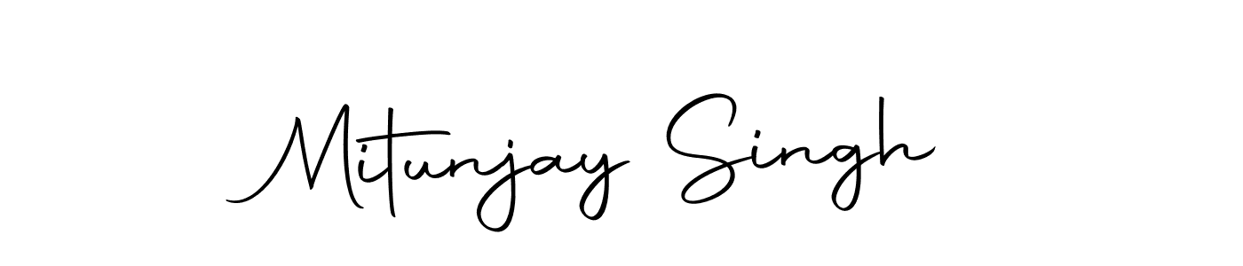 How to make Mitunjay Singh signature? Autography-DOLnW is a professional autograph style. Create handwritten signature for Mitunjay Singh name. Mitunjay Singh signature style 10 images and pictures png