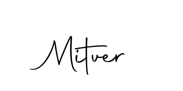 Mitver stylish signature style. Best Handwritten Sign (Autography-DOLnW) for my name. Handwritten Signature Collection Ideas for my name Mitver. Mitver signature style 10 images and pictures png