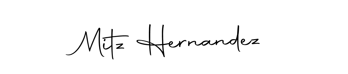 Mitz Hernandez stylish signature style. Best Handwritten Sign (Autography-DOLnW) for my name. Handwritten Signature Collection Ideas for my name Mitz Hernandez. Mitz Hernandez signature style 10 images and pictures png