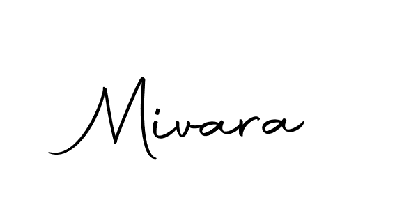 How to make Mivara name signature. Use Autography-DOLnW style for creating short signs online. This is the latest handwritten sign. Mivara signature style 10 images and pictures png