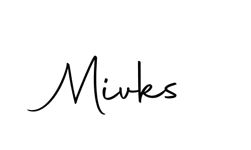 How to make Mivks signature? Autography-DOLnW is a professional autograph style. Create handwritten signature for Mivks name. Mivks signature style 10 images and pictures png