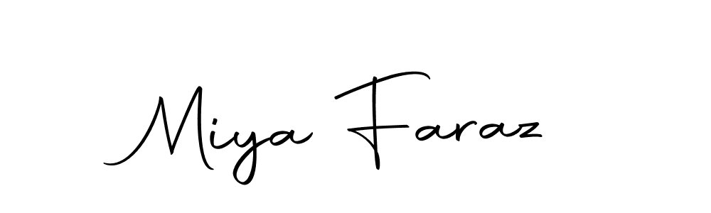 Also we have Miya Faraz name is the best signature style. Create professional handwritten signature collection using Autography-DOLnW autograph style. Miya Faraz signature style 10 images and pictures png
