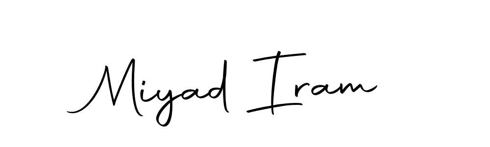 Miyad Iram stylish signature style. Best Handwritten Sign (Autography-DOLnW) for my name. Handwritten Signature Collection Ideas for my name Miyad Iram. Miyad Iram signature style 10 images and pictures png