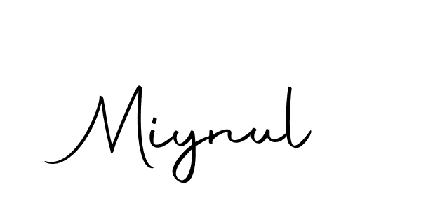 Make a beautiful signature design for name Miynul. With this signature (Autography-DOLnW) style, you can create a handwritten signature for free. Miynul signature style 10 images and pictures png