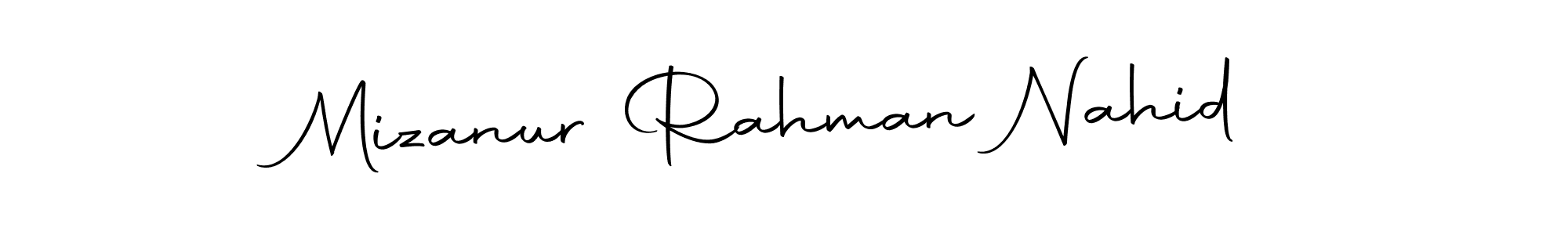 You should practise on your own different ways (Autography-DOLnW) to write your name (Mizanur Rahman Nahid) in signature. don't let someone else do it for you. Mizanur Rahman Nahid signature style 10 images and pictures png