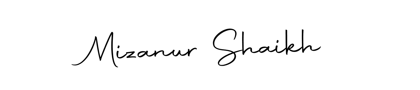 Design your own signature with our free online signature maker. With this signature software, you can create a handwritten (Autography-DOLnW) signature for name Mizanur Shaikh. Mizanur Shaikh signature style 10 images and pictures png