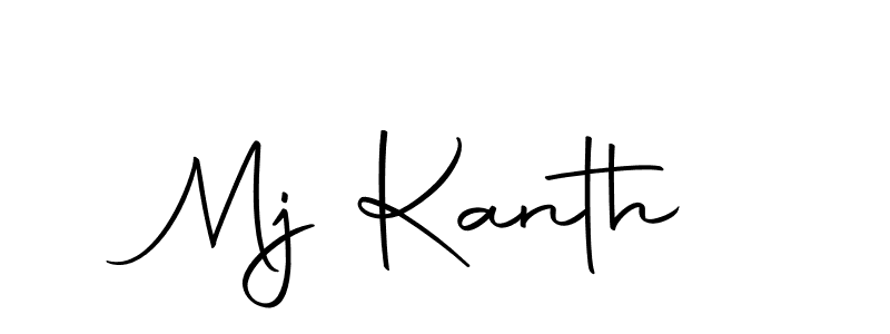 Also we have Mj Kanth name is the best signature style. Create professional handwritten signature collection using Autography-DOLnW autograph style. Mj Kanth signature style 10 images and pictures png