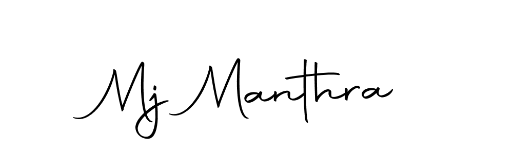 Also we have Mj Manthra name is the best signature style. Create professional handwritten signature collection using Autography-DOLnW autograph style. Mj Manthra signature style 10 images and pictures png