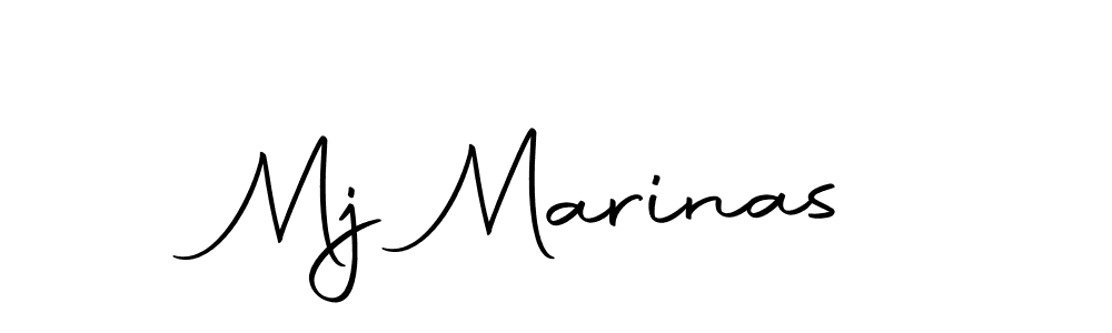 Mj Marinas stylish signature style. Best Handwritten Sign (Autography-DOLnW) for my name. Handwritten Signature Collection Ideas for my name Mj Marinas. Mj Marinas signature style 10 images and pictures png