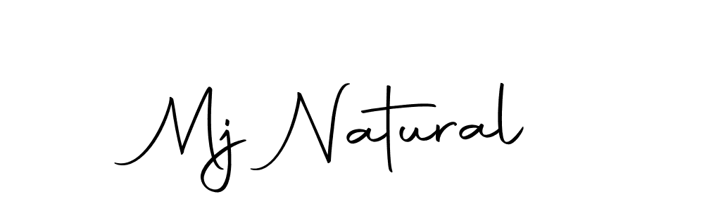 Design your own signature with our free online signature maker. With this signature software, you can create a handwritten (Autography-DOLnW) signature for name Mj Natural. Mj Natural signature style 10 images and pictures png