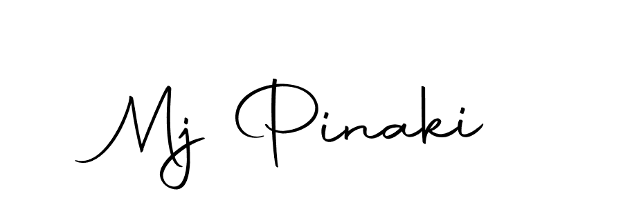 Make a beautiful signature design for name Mj Pinaki. With this signature (Autography-DOLnW) style, you can create a handwritten signature for free. Mj Pinaki signature style 10 images and pictures png