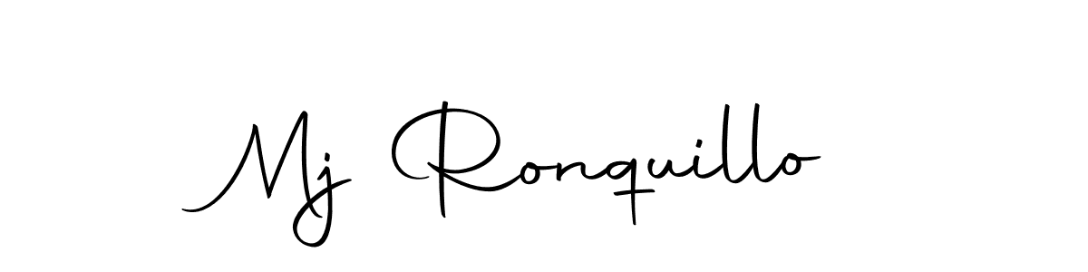 Use a signature maker to create a handwritten signature online. With this signature software, you can design (Autography-DOLnW) your own signature for name Mj Ronquillo. Mj Ronquillo signature style 10 images and pictures png