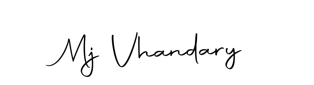 Mj Vhandary stylish signature style. Best Handwritten Sign (Autography-DOLnW) for my name. Handwritten Signature Collection Ideas for my name Mj Vhandary. Mj Vhandary signature style 10 images and pictures png