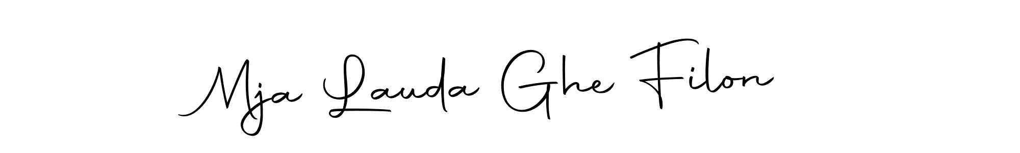 Mja Lauda Ghe Filon ;) stylish signature style. Best Handwritten Sign (Autography-DOLnW) for my name. Handwritten Signature Collection Ideas for my name Mja Lauda Ghe Filon ;). Mja Lauda Ghe Filon ;) signature style 10 images and pictures png