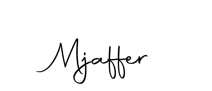 Make a beautiful signature design for name Mjaffer. With this signature (Autography-DOLnW) style, you can create a handwritten signature for free. Mjaffer signature style 10 images and pictures png