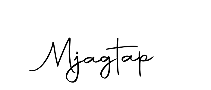 if you are searching for the best signature style for your name Mjagtap. so please give up your signature search. here we have designed multiple signature styles  using Autography-DOLnW. Mjagtap signature style 10 images and pictures png