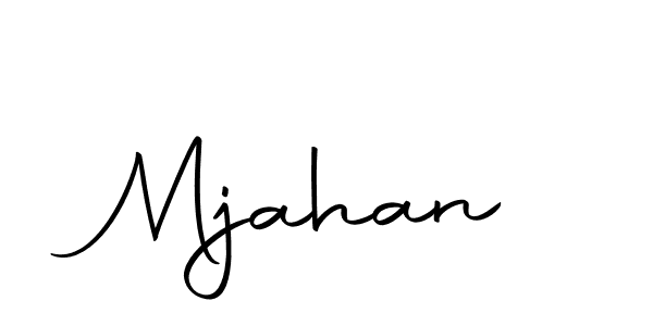 Make a beautiful signature design for name Mjahan. Use this online signature maker to create a handwritten signature for free. Mjahan signature style 10 images and pictures png