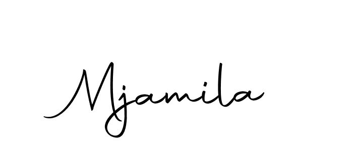 Autography-DOLnW is a professional signature style that is perfect for those who want to add a touch of class to their signature. It is also a great choice for those who want to make their signature more unique. Get Mjamila name to fancy signature for free. Mjamila signature style 10 images and pictures png