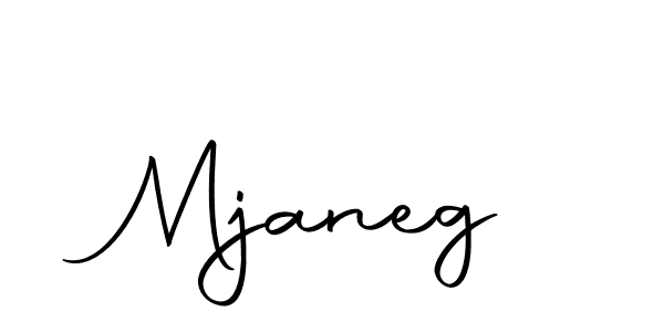 Create a beautiful signature design for name Mjaneg. With this signature (Autography-DOLnW) fonts, you can make a handwritten signature for free. Mjaneg signature style 10 images and pictures png