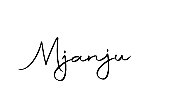 Design your own signature with our free online signature maker. With this signature software, you can create a handwritten (Autography-DOLnW) signature for name Mjanju. Mjanju signature style 10 images and pictures png