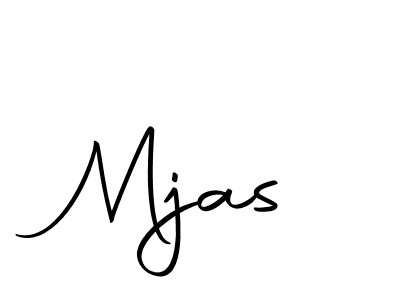 Create a beautiful signature design for name Mjas. With this signature (Autography-DOLnW) fonts, you can make a handwritten signature for free. Mjas signature style 10 images and pictures png