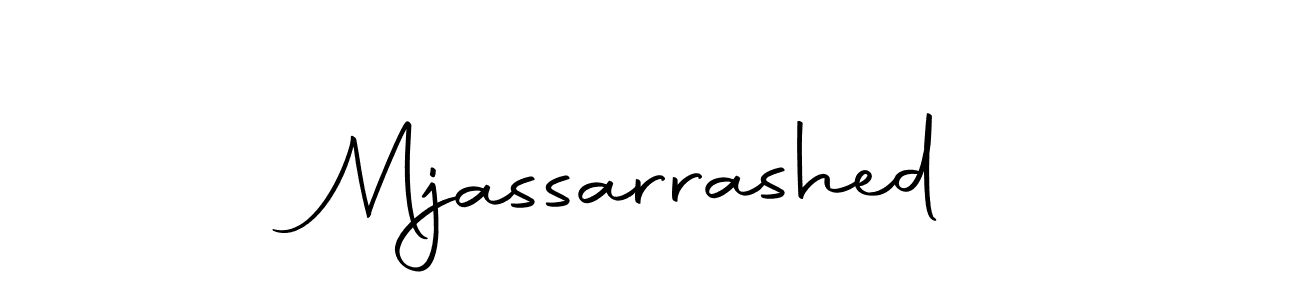 Also we have Mjassarrashed name is the best signature style. Create professional handwritten signature collection using Autography-DOLnW autograph style. Mjassarrashed signature style 10 images and pictures png