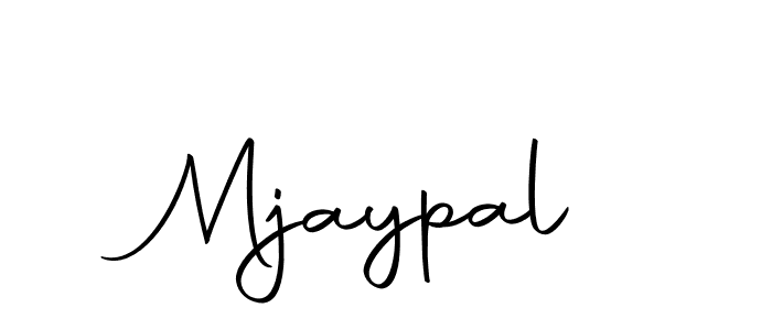 Use a signature maker to create a handwritten signature online. With this signature software, you can design (Autography-DOLnW) your own signature for name Mjaypal. Mjaypal signature style 10 images and pictures png