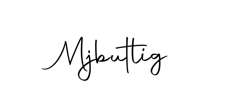 Design your own signature with our free online signature maker. With this signature software, you can create a handwritten (Autography-DOLnW) signature for name Mjbutlig. Mjbutlig signature style 10 images and pictures png