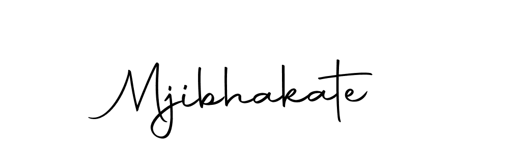 Use a signature maker to create a handwritten signature online. With this signature software, you can design (Autography-DOLnW) your own signature for name Mjibhakate. Mjibhakate signature style 10 images and pictures png