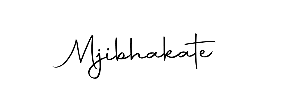 How to make Mjibhakate signature? Autography-DOLnW is a professional autograph style. Create handwritten signature for Mjibhakate name. Mjibhakate signature style 10 images and pictures png