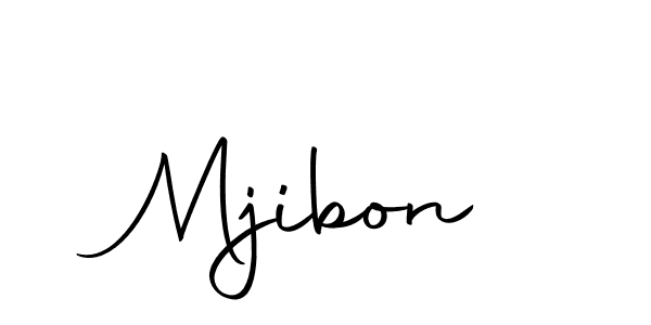 You should practise on your own different ways (Autography-DOLnW) to write your name (Mjibon) in signature. don't let someone else do it for you. Mjibon signature style 10 images and pictures png