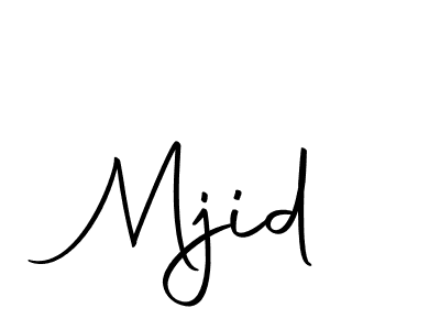 How to make Mjid signature? Autography-DOLnW is a professional autograph style. Create handwritten signature for Mjid name. Mjid signature style 10 images and pictures png