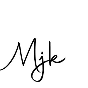 Design your own signature with our free online signature maker. With this signature software, you can create a handwritten (Autography-DOLnW) signature for name Mjk. Mjk signature style 10 images and pictures png