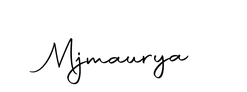 You should practise on your own different ways (Autography-DOLnW) to write your name (Mjmaurya) in signature. don't let someone else do it for you. Mjmaurya signature style 10 images and pictures png