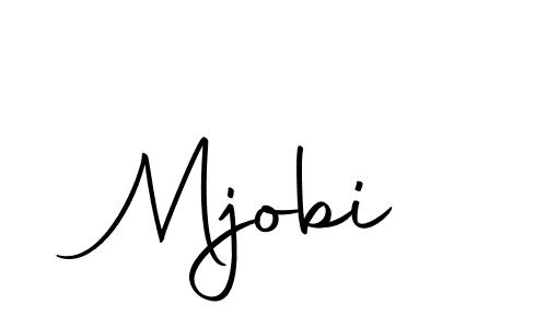 if you are searching for the best signature style for your name Mjobi. so please give up your signature search. here we have designed multiple signature styles  using Autography-DOLnW. Mjobi signature style 10 images and pictures png