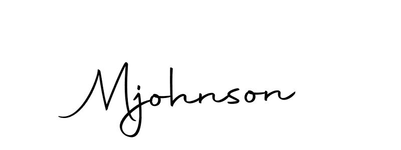 How to make Mjohnson name signature. Use Autography-DOLnW style for creating short signs online. This is the latest handwritten sign. Mjohnson signature style 10 images and pictures png