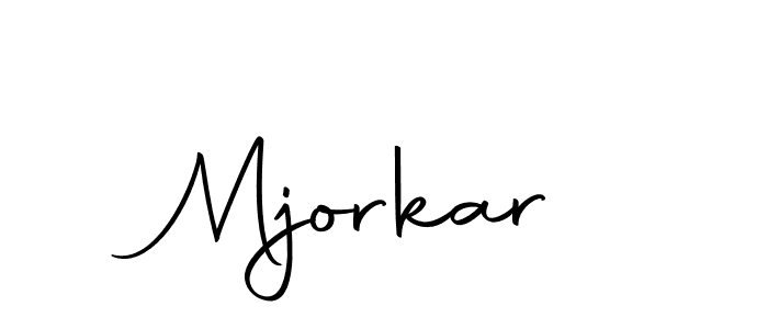 Make a beautiful signature design for name Mjorkar. Use this online signature maker to create a handwritten signature for free. Mjorkar signature style 10 images and pictures png