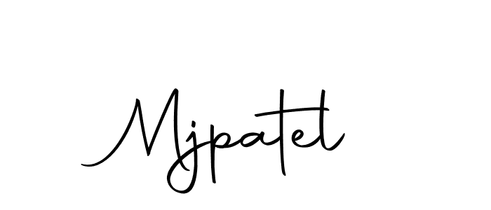 Design your own signature with our free online signature maker. With this signature software, you can create a handwritten (Autography-DOLnW) signature for name Mjpatel. Mjpatel signature style 10 images and pictures png