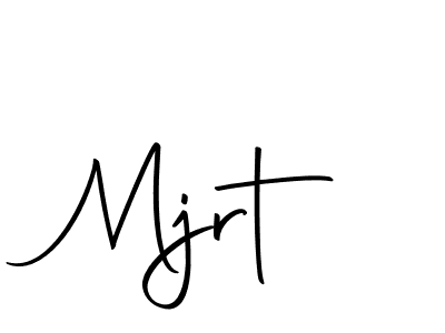 Use a signature maker to create a handwritten signature online. With this signature software, you can design (Autography-DOLnW) your own signature for name Mjrt. Mjrt signature style 10 images and pictures png