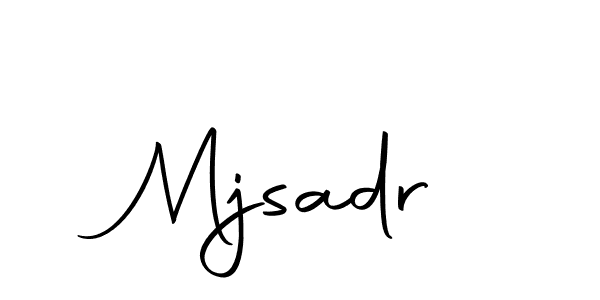 Similarly Autography-DOLnW is the best handwritten signature design. Signature creator online .You can use it as an online autograph creator for name Mjsadr. Mjsadr signature style 10 images and pictures png