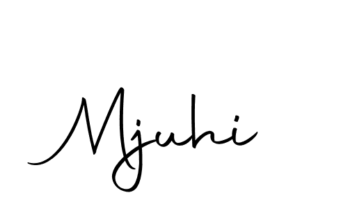Mjuhi stylish signature style. Best Handwritten Sign (Autography-DOLnW) for my name. Handwritten Signature Collection Ideas for my name Mjuhi. Mjuhi signature style 10 images and pictures png