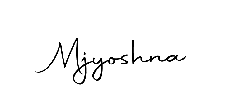 How to make Mjyoshna signature? Autography-DOLnW is a professional autograph style. Create handwritten signature for Mjyoshna name. Mjyoshna signature style 10 images and pictures png