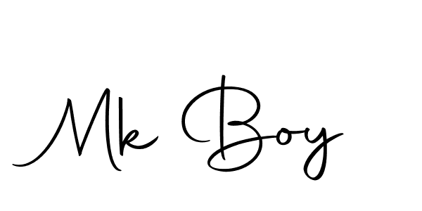 Mk Boy stylish signature style. Best Handwritten Sign (Autography-DOLnW) for my name. Handwritten Signature Collection Ideas for my name Mk Boy. Mk Boy signature style 10 images and pictures png