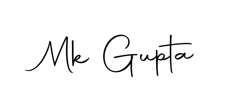 Design your own signature with our free online signature maker. With this signature software, you can create a handwritten (Autography-DOLnW) signature for name Mk Gupta. Mk Gupta signature style 10 images and pictures png