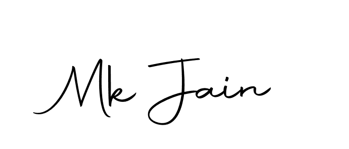 Use a signature maker to create a handwritten signature online. With this signature software, you can design (Autography-DOLnW) your own signature for name Mk Jain. Mk Jain signature style 10 images and pictures png